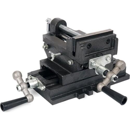 Cross flat-nose pliers bench drill special two-way movable vise fixture drilling and milling machine work bench