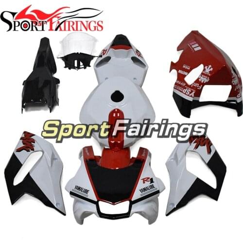 Fiberglass Racing Full Fairing Kit For Yamaha YZF R1 2015 2016 2017 2018 2019 YZF1000 R1 Motorcycle Fairings Red White Black