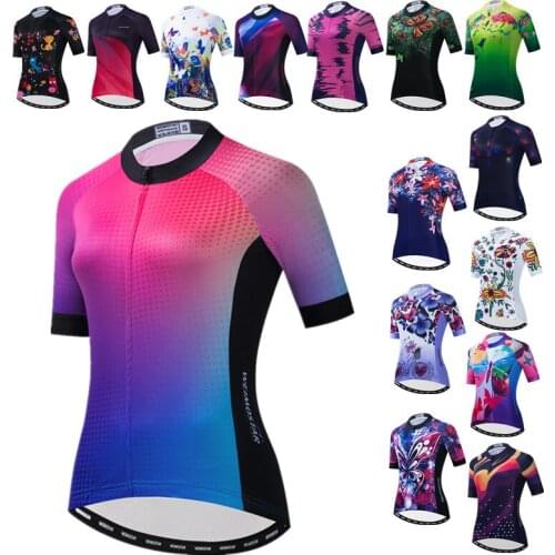Professional Cycling Jersey Women Short Sleeve Pro Team Mountain Bike Clothing Ropa Ciclismo Quick Bicycle Jersey MTB Bike Shirt