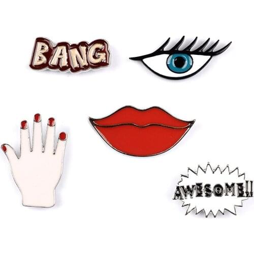 Promotions Brooches !! Summer Holiday Collar Brooch Pins Women Gifts Enamel Jewelry Badge Accessories Clothing Decoration Br913