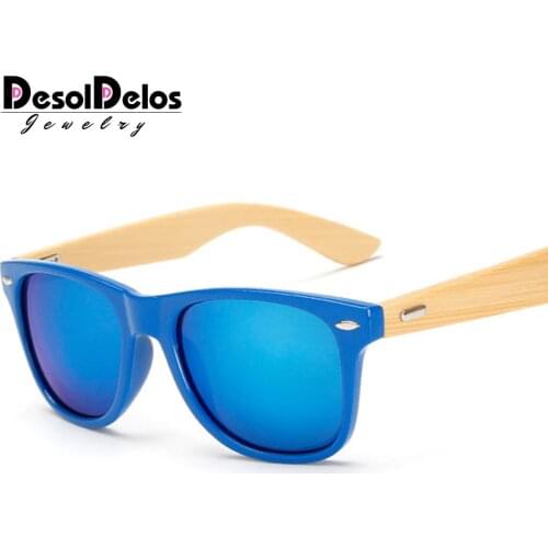 17 color Wood Sunglasses Men women square bamboo Women for women men Mirror Sun Glasses retro de sol masculino 2019 Handmade