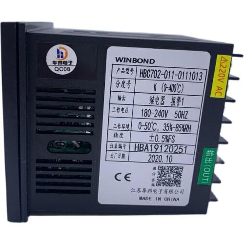 Temperature HBC702-011-0111013 Microcomputer Intelligent Controller 400 Degrees