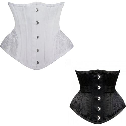 Wholesale Women Corset 14 Steel Bones Waist Trainer Underbust Corset Steampunk Gothic Clothing Corset Belt Waist Slimming Corset