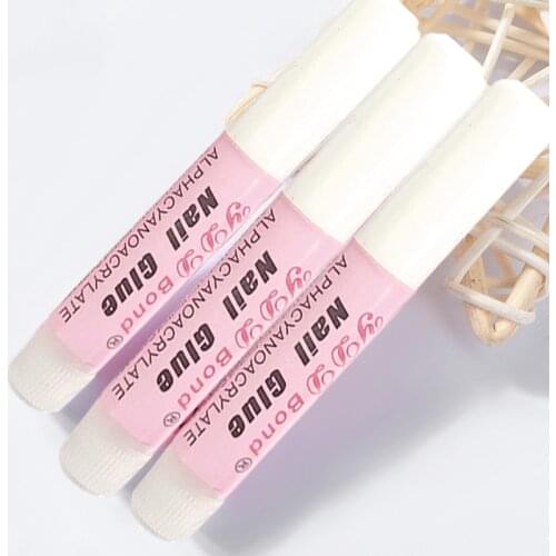10Pcs 2g Mini Nail Glue Nail Adhesive Glue Fast-dry For UV Acrylic Manicure Nail Art Decoration False Nail Extension Glue