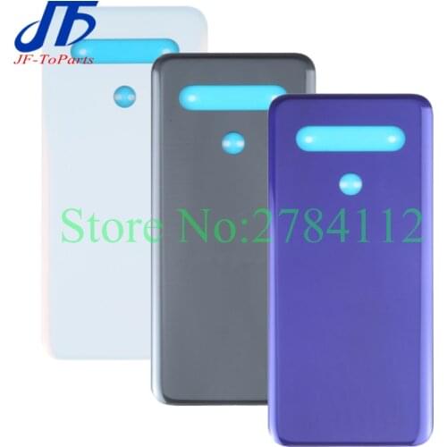 10Pcs Battery Back Glass Cover replacement For LG K61 LMQ630 Rear Back Battery Housing Door