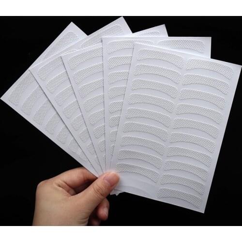 100pcs Eyelash Extension Paper Patches Grafted Eye Stickers Eyelash Under Eye Pads Eye Paper Patches Tips Sticker False Eyelash
