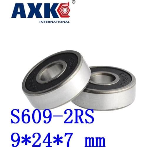 2019 Ball Bearing 10pcs Free Shipping Sus440c Environmental Corrosion Resistant Bearings (rubber Seal Cover) S609-2rs 9*24*7 Mm
