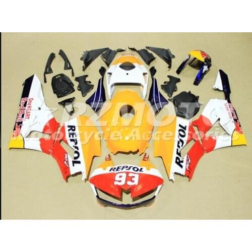 ACE KITS New ABS Injection Fairings Kit Fit For HONDA CBR600F5 2013 2014 2017 CBR600F5 13 14 15 16 17 Yellow F45