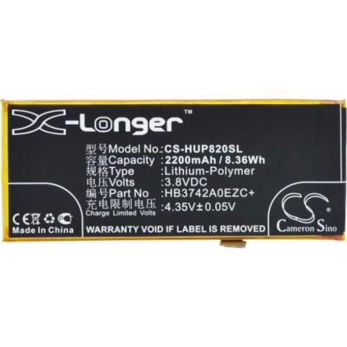 Cameron Sino 2200mah battery for HUAWEI ALE-CL00 ALE-CL10 ALE-L04 ALE-L21 ALE-TL00 ALE-UL00 ALE-UL10 Ascend P8 Lite Enjoy 5S
