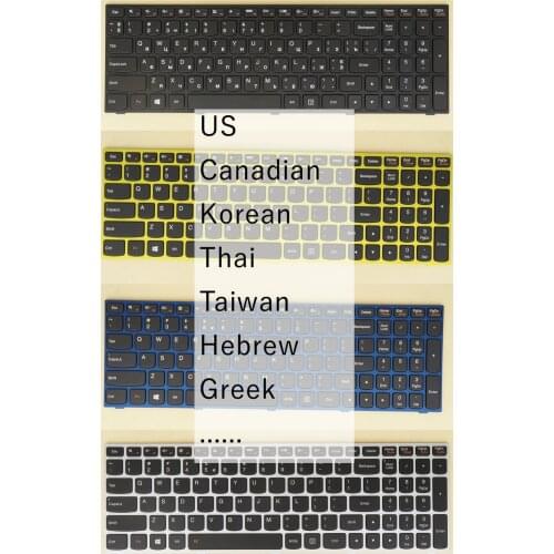 US Canadian Korean Thai Hebrew Taiwan Keyboard For Lenovo G70-35 G70-70 G70-80 M50-70 M50-80 Z50-70 Z50-75 Z51-70 Z70-80 E50-70