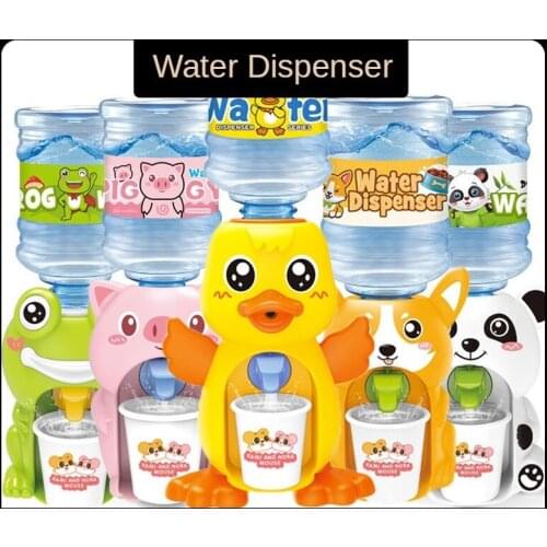 Child Mini Taste Drinking Fountain Play House Family Games Drink Water Animal Beverage Machine Boys Girls Emulation Kitchen Toy