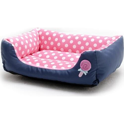For Small and Medium Dogs Large Waterproof Washable Pet Dog Bed with Soft Thick PP Cotton Padding