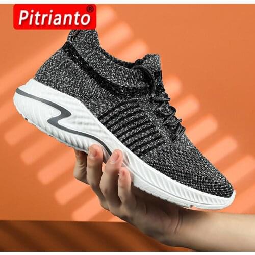 Size 36-45 Breathable Comfortable Mesh Male Running Shoes Lovers Trainers Walking Outdoor Sport Men Lightweight Sneakers