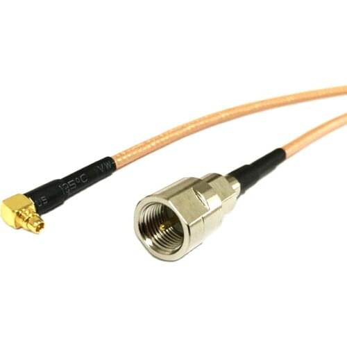 FME Male Female Switch MMCX male right angle connector pigtail cable RG316 15CM/30CM/50CM for wireless modem