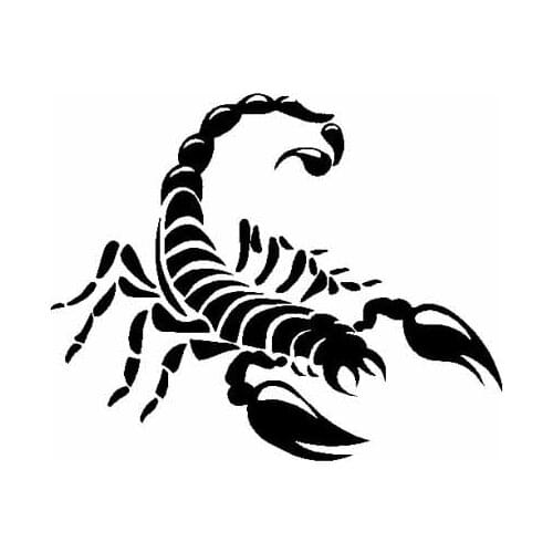 Personality Valiant Scorpion Delicate Car Stickers Accessories Motorcycle Cover Scratches Waterproof PVC 14cm *13cm