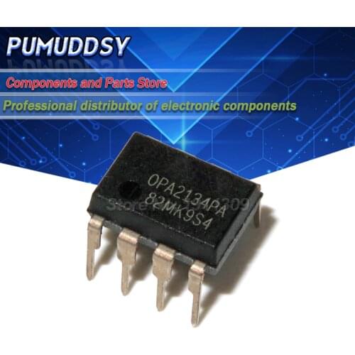 5PCS OPA2134PA OPA2134 IC OPAMP AUDIO STER AB DIP8 IC