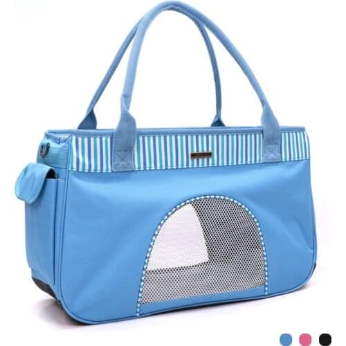 Portable Pet Handbag Dogs Cats Carrier Bag Mesh Window Breathable Leisure Cat Single Shoulder Bags Travel Pet Transport Bags