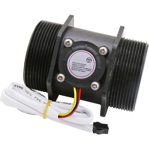 Taidacent DN50 Hall Effect Water Flow Sensor Liquid Turbine Flow Meter 10-300L/min 2 Inch Water Flow Meter YF-DN50