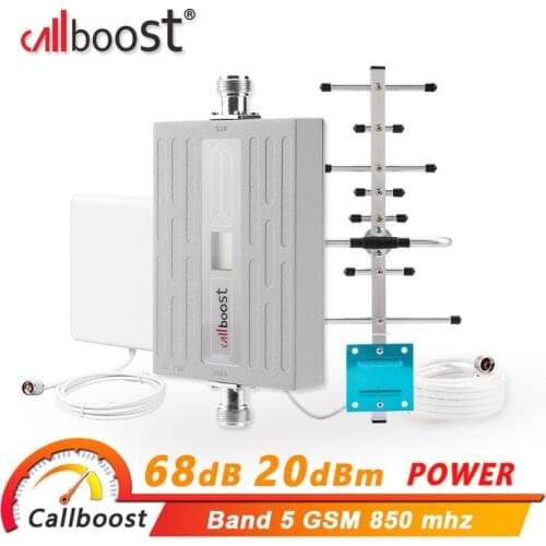 Callboost cdma 850 cellular amplifier 3g mobile signal booster 2g 3g signal repeater 850 band 5 booster gsm 2g 3g 4g antenna kit