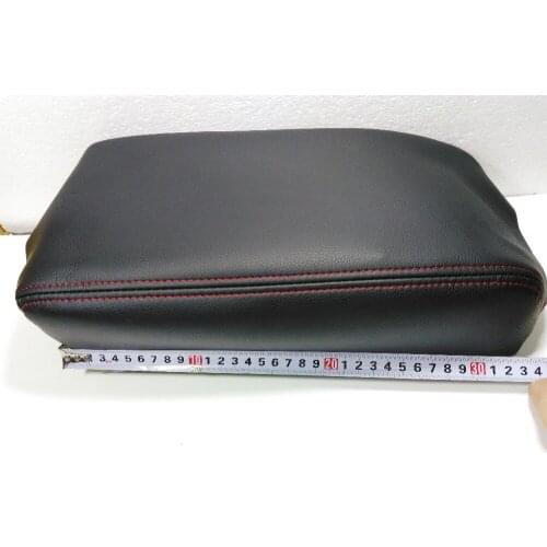 PU Genuine Leather Protection Pad Armrest Box Cover for MITSUBISHI ASX Beige Grey Black Center Console Armrest Leather Cover