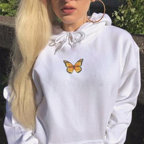 Women Hoodie Explosion Private butterfly Sweatshirt Hoodies Printed Long-Sleeved Fashion Autumn Women men Harajuku Sweatshirt