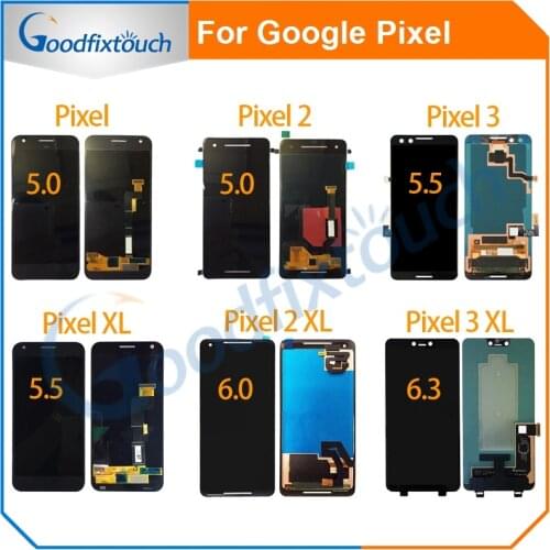 For Google Pixel 2 3 3a 4 XL 2XL 3XL 3aXL 4XL LCD Display Touch Screen Glass Panel Digitizer Assembly Replacement Parts