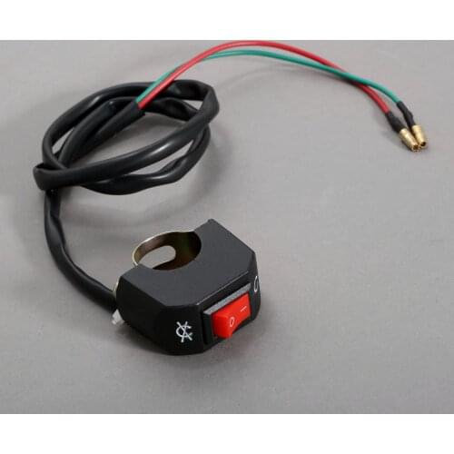 7/8" 22mm Motorcycle Handlebars Headlights Fog Spot Light On Off Switch Dirt Bike Kill Button Switch For Yamaha BMW