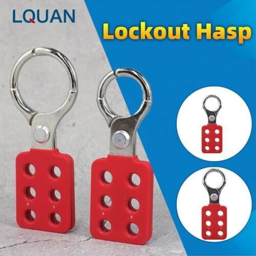 Multi Type 6 Holes Nylon Steel Aluminum Safety Lockout Hasp Tagout Loto Energy Isolation Lock