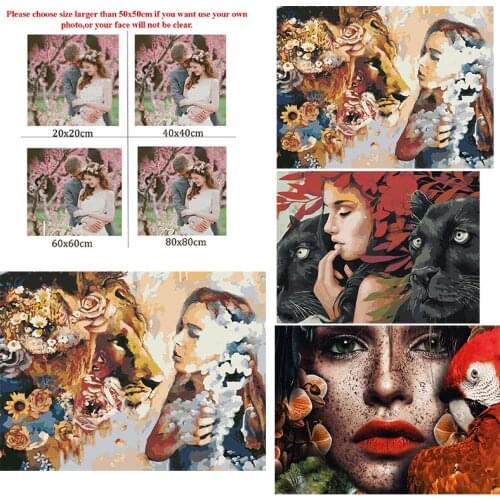 Diy Diamond Painting Custom Figure Painting Man and Nature Square Diamond Round Diamond Cross Stitc Mosaic Home Decora