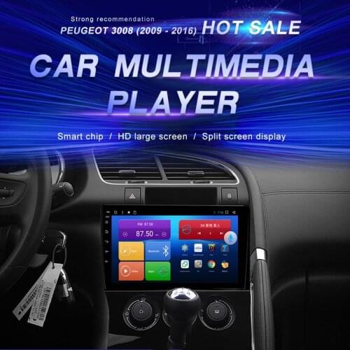 Android Car DVD For Peugeot 3008 (2009 - 2016) Car Radio Multimedia Video Player Navigation GPS Android10.0 Double Din