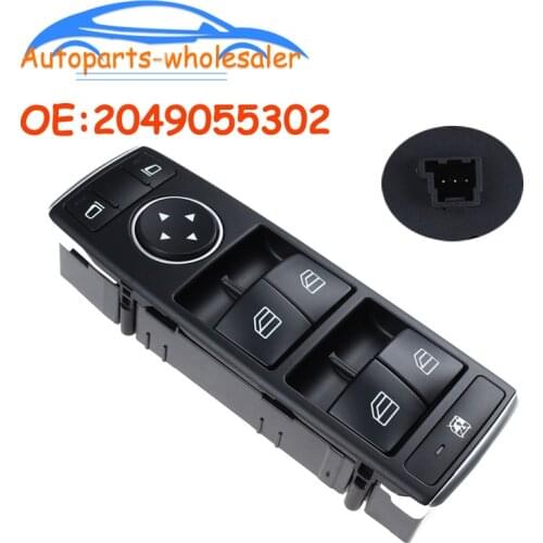 Car 2049055302 Power Window Switch For M ercedes W204 C220 C E Class for Benz W212 S212 C250 C300 C350 C63 E350 E550 E250