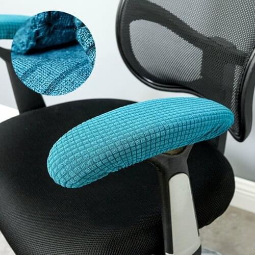1 Pair/2pcs Chair Armrest Cover Slipcover Office Computer Chair Arm Covers Dustproof