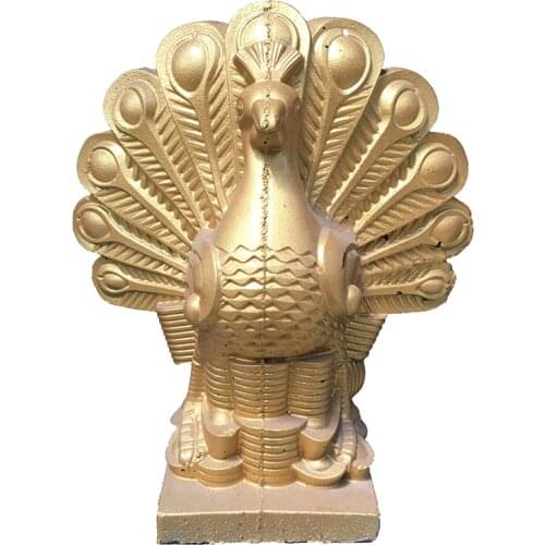 DIY Cement Flowerpot ABS Mould Decorative Fortune Sculpture Concrete Peacock mouded Statue Moulds ABS good quality mouds
