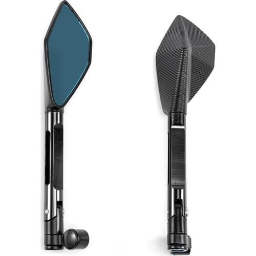 For KAWASAKI z750 NINJA250 HONDA R1 R6 FZ6 SUZUKI YAMAHA CNC ALUMINUM motorcycle rearview Side mirrors 8mm 10mm