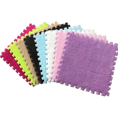 INS Style Room Block Splicing Carpet Bedroom Girl Large Area Full-Covered Cute Tatami Floor Mat Thick