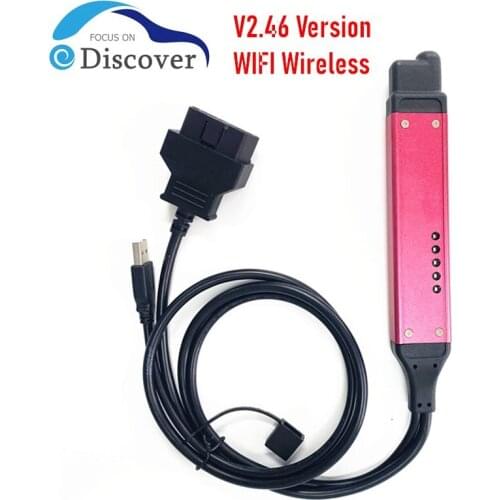 VCI3 SDP3 V2.46 WIFI Wireless truck Diagnostic Tool vci 3 support Multi-language VCI-3 Car OBD2 Heavy Duty Scanner