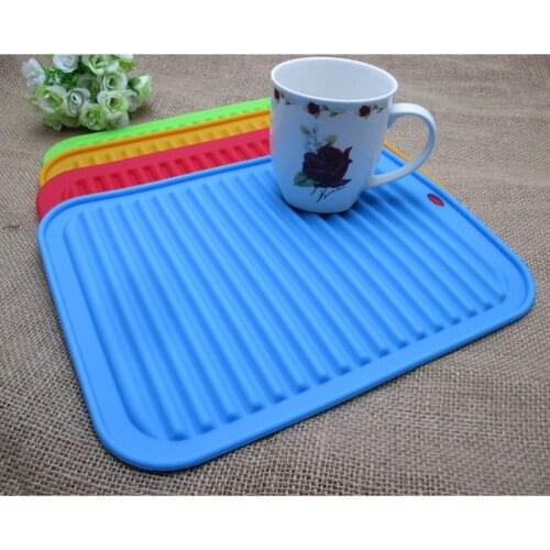 Insulation Mat Kitchen Storage Trays Dish Cup Drying Rack Holder Drainer Dryer Tray Tableware Water Drainning Tool