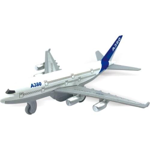2Pcs Mini Simulation 777 A380 Pull Back Aircraft Airplane Model Collectible Toy Sturdy durable Ornament Airplane Model Toy Gift