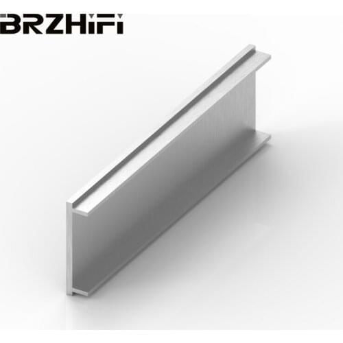 BRZHIFI 6061 Aluminium Extruded Profile Front Panel Parts Customizable DIY Split Type Amplifier Circuit Board Case With CNC