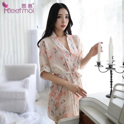 Printing Lace Sexy Women Pajamas V-Neck With Pad Female Summer Pajama Set Summer Fashion Female Sleepwear babydoll
