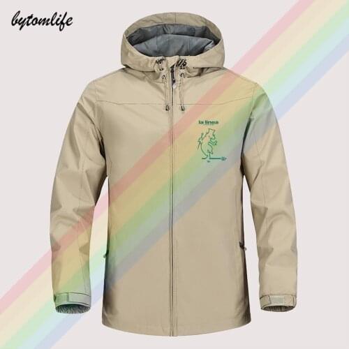 La Linea Magician Performs Magic Tricks La Linea Autumn Winter Sailing Hiking Outdoor Hooded Windproof Jacket Men Quality Soft