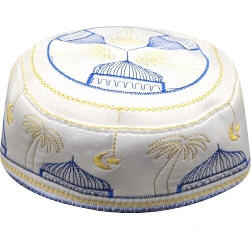 Musulman Men Caps Bonnet Muslim Islam Kippah Cotton Hats Satin Kippot Kippa Moslim Jewish Hat Juif Prayer Hats Man Cap