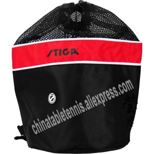 Original stiga table tennis ball bag about capacity 200 balls good quality ping pong accessories tenis de mesa