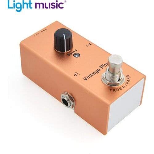 Electric Guitar Pedal Vintage Phase Mini Single Type Speed Knob Effect Pedal DC 9V True Bypass For Guitar Parts
