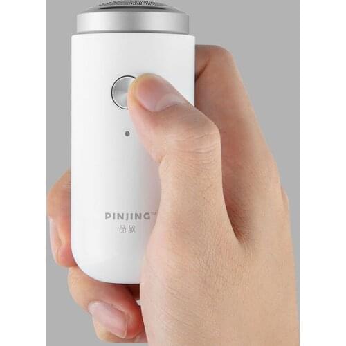 XIAOMI Pinjing Mini Electric Shaver for Men Electric Razor USB Rechargeable Portable Beard Trimmer Washable Dry Shaver