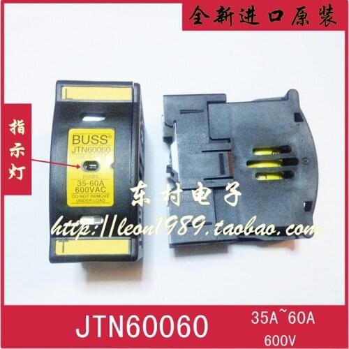 [SA]United States BUSSMANN fuse holder JT60060 600V JTN 60060 35A ~ 60A fuse holder