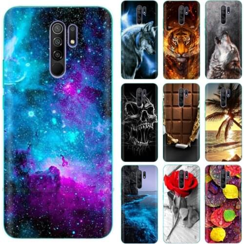Silicone Case For Xiaomi Redmi 9 Case Soft TPU Fundas Phone Case For Xiaomi Redmi 9 Redmi9 Case Back Cover Shell Coque Bumper