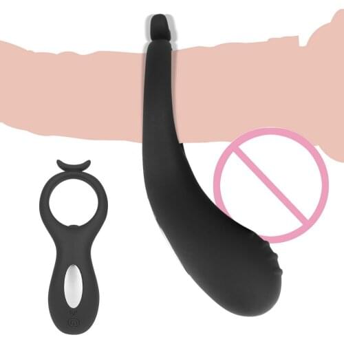 Vibrating Cock Ring Sex Toys for Men Couple Clitoris Stimulator 10 Speed Penis Ring Delay Ejaculation Vibrator