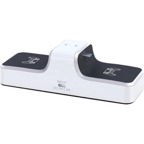 Ipega Charging Base for PS5 Controller, Dual Charging Dock Station for Playstation 5 Controller with LED Indicator 5V/1A