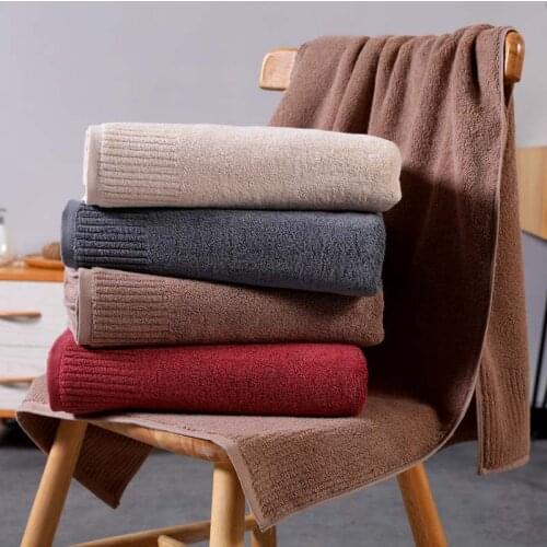 140*70cm Towel Thick Luxury 100% Cotton Bath Towel Beach Terry beach towel for Adults Serviette de Bain